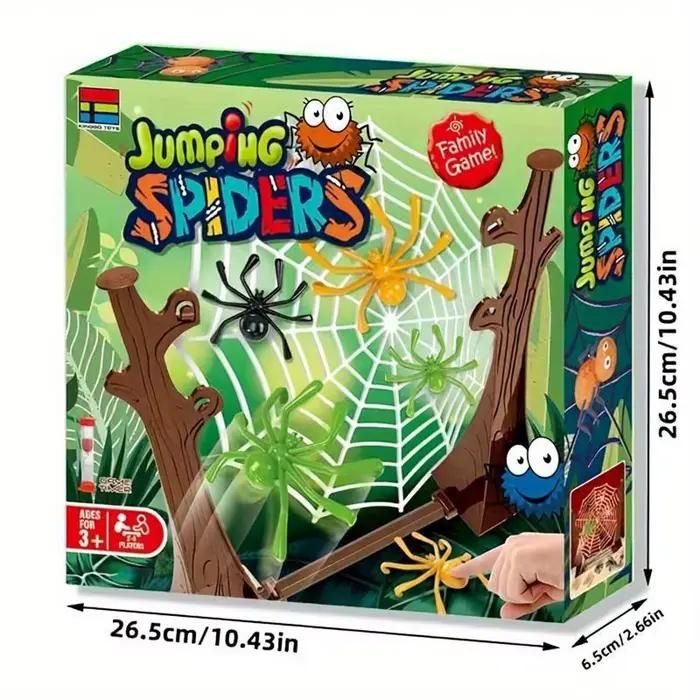Jumping Spider Launch Board Game, Interactive, Family Party Toy, Dos Rebondissant Set, Cadeau de Noë