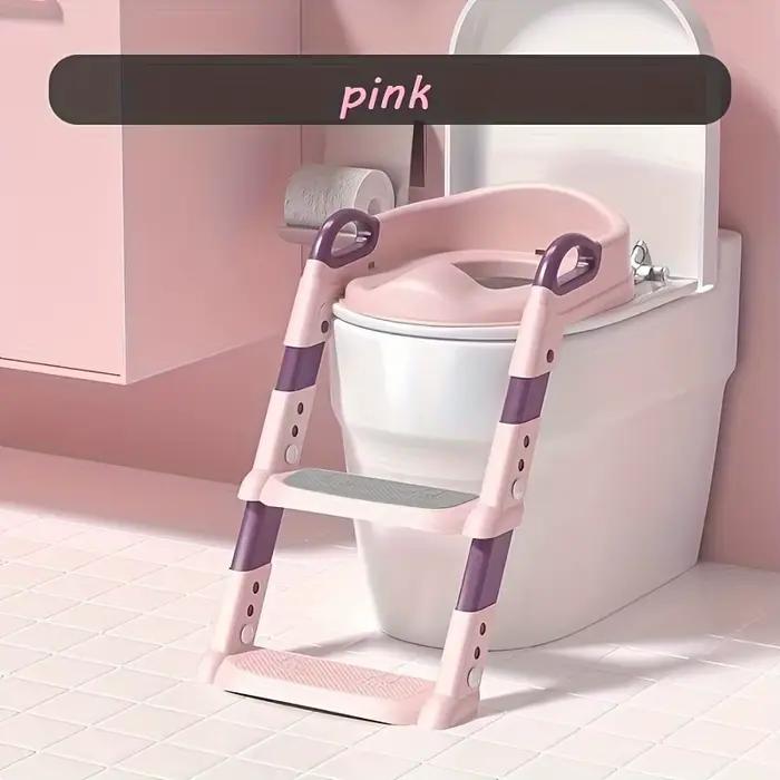 Marchepied Pliable pour Enfants, Toilette pour Enfants, Pot Pliant, Siège d'Entraînement avec Marche