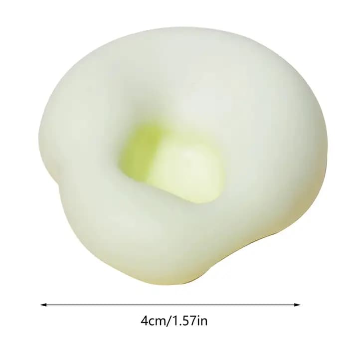 Balle anti-stress réaliste à texture mochi, jouet sensoriel doux pour l'autisme, jouet à presser à r