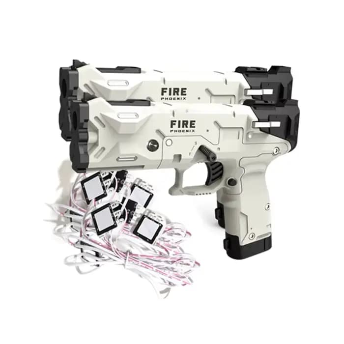 Pistolet lumineux électromagnétique sans fil 2p GUN4IR avec recul, adapté aux simulateurs de jeux de