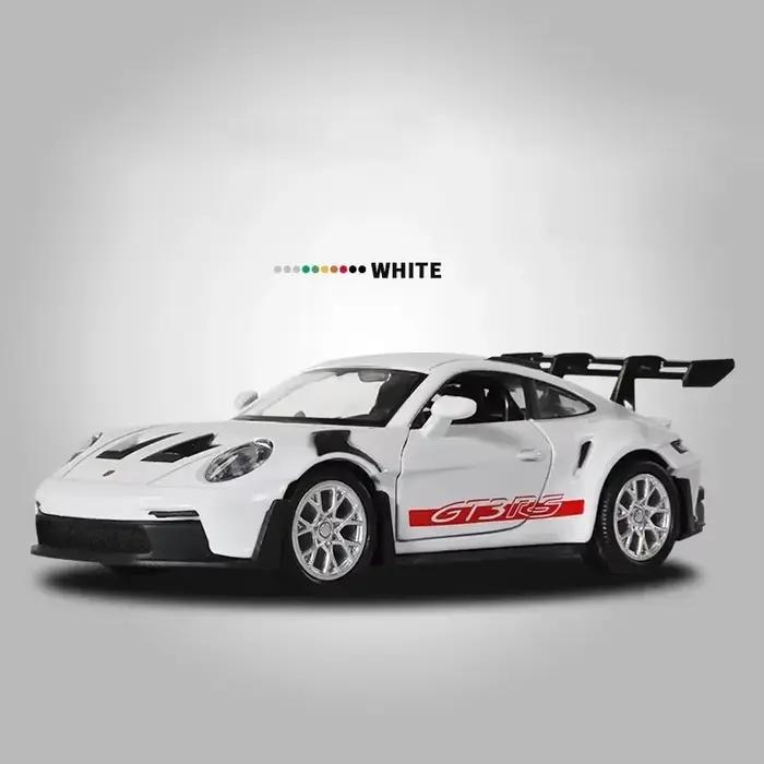 1:36 Porsche 911 GT3 RS Mini modèle de voiture en alliage course moulé sous pression jouet en métal 