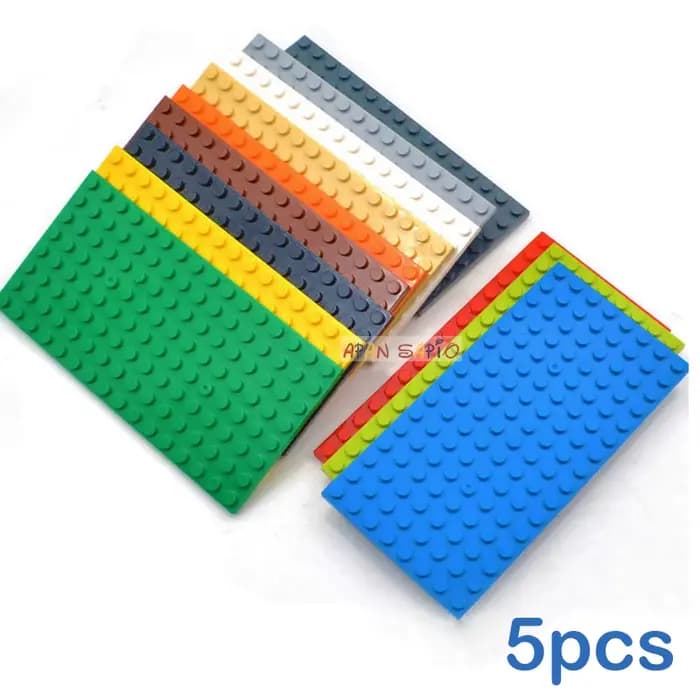 Blocs de construction pour enfants, 5 pièces, figurines fines, briques 8x16 points, 12 couleurs, tai