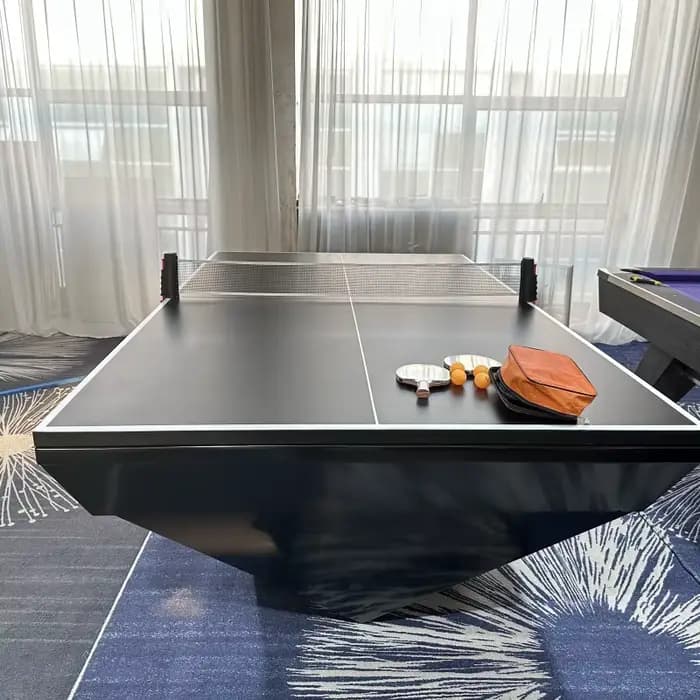 Tables de jeux multifonctionnelles personnalisées de haute qualité pour salle à manger, poker, tenni