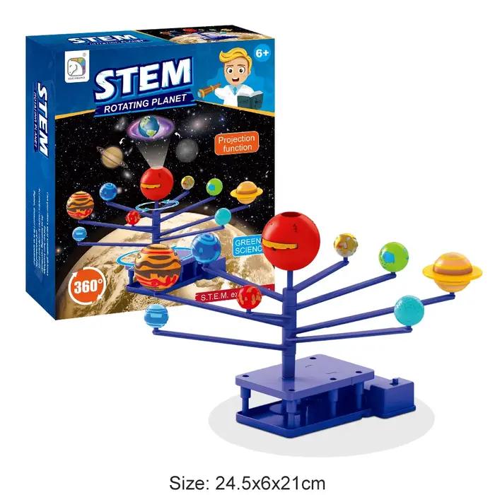Modèle du système solaire, huit planètes, planétarium électrique, jouet éducatif STEM, jouet éducati