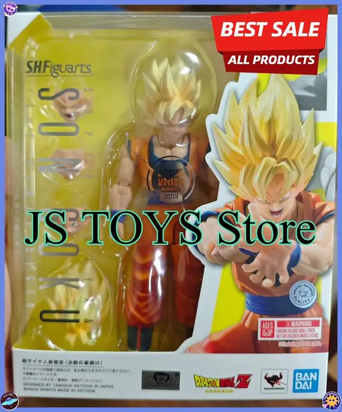 Bandai S.H.Figuarts SHF Dragon Ball Z Super Saiyan Son Goku-les jeux commencent figurine modèle joue