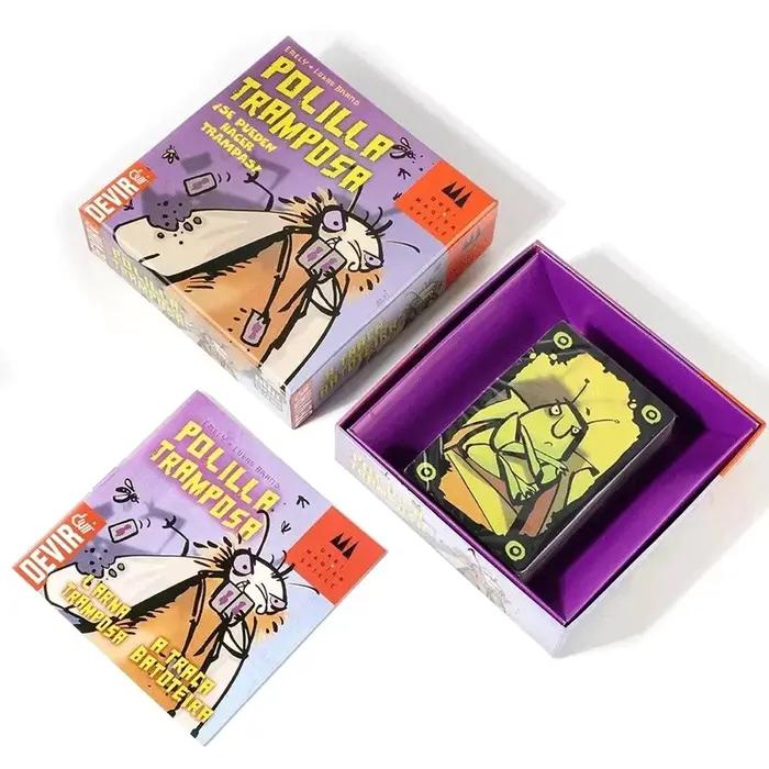 Jeu De cartes espagnoles pour adultes et enfants, jeux De mesa Español Polilla Tramposa, jeux De soc