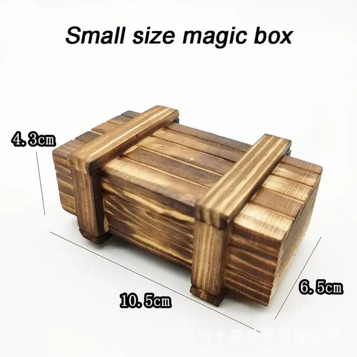 Boîte de Puzzle piège mystère casse-tête Vintage en bois avec tiroir Secret compartiment magique jou