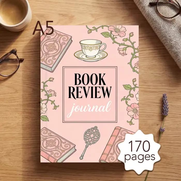 Carnet de lecture A5, planificateur de lecture quotidien avec 170 pages, nouvelle sortie de livre, j