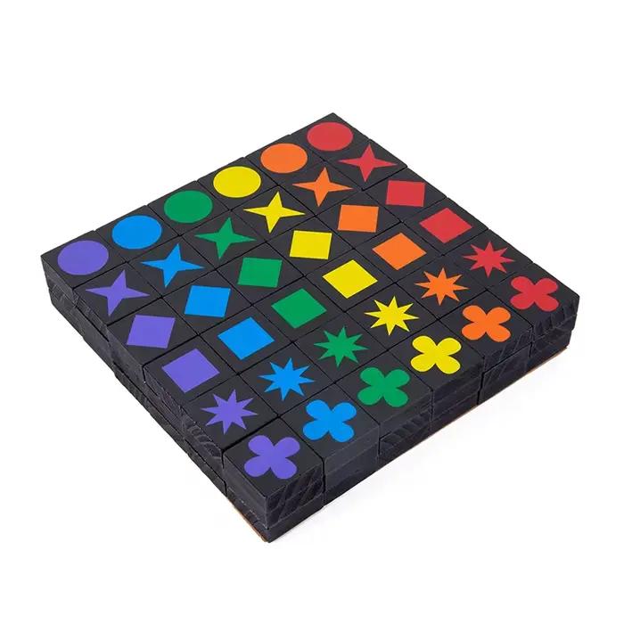 Gowinbaby Jeu d'échecs en bois éducatif pour enfants, jeux de société interactifs parent-enfant, jou