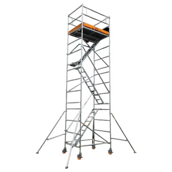 Échafaudages mobiles en aluminium de tour d'échafaudage pour la décoration de construction