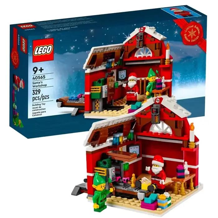 LEGO Père Noël Atelier Édition Limitée Elfe Minifigurines Jouet Constructible Un Jouet Mobile Bande 