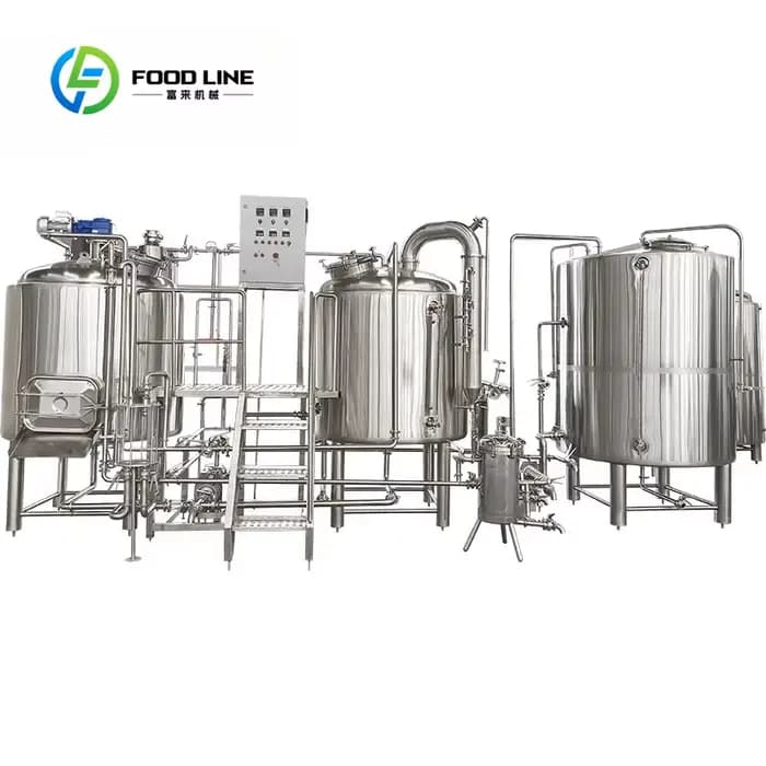 Ligne de production de bière complète personnalisée, équipement de brasserie artisanale, durable, pa