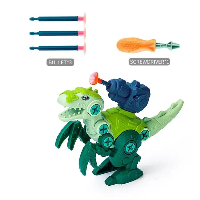 Ensemble de modèles de construction de dinosaures pour enfants, puzzle Montessori, tournevis, outil 
