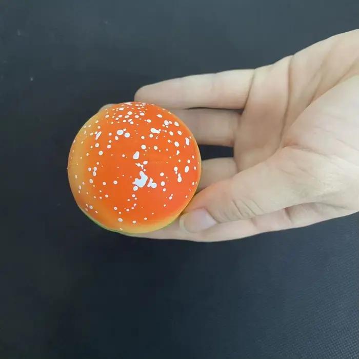 Jouet sensoriel anti-stress en silicone en forme de hamburger 3D amusant