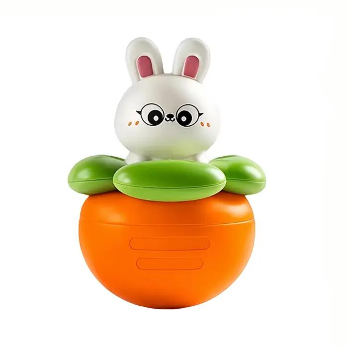Jouets à bascule pour bébé lapin, jouet musical à bascule pour nourrissons, jouet sensoriel et de de