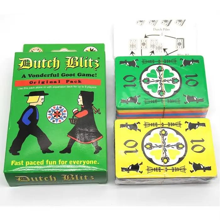 Dutch Blitz Le jeu de cartes original Fast Paced contient 160 cartes rapidement et facile à apprendr