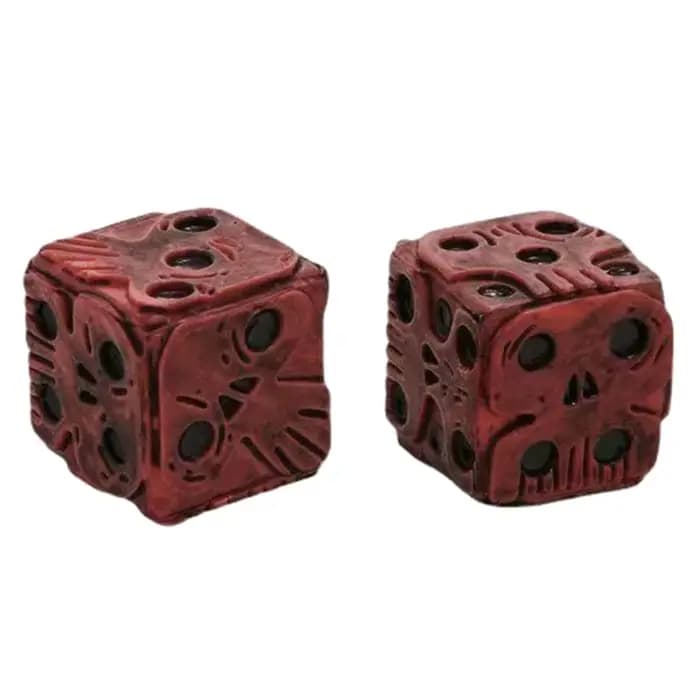Dés de tête de mort à six faces, jouet de club, pub, fête, jeu de société, nouveauté effrayante