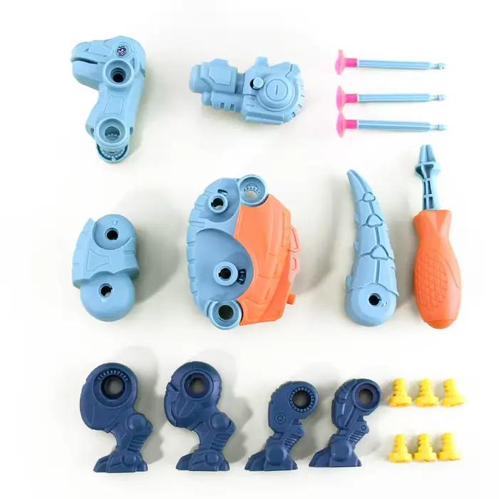 Ensemble de modèles de construction de dinosaures pour enfants, puzzle Montessori, tournevis, outil 