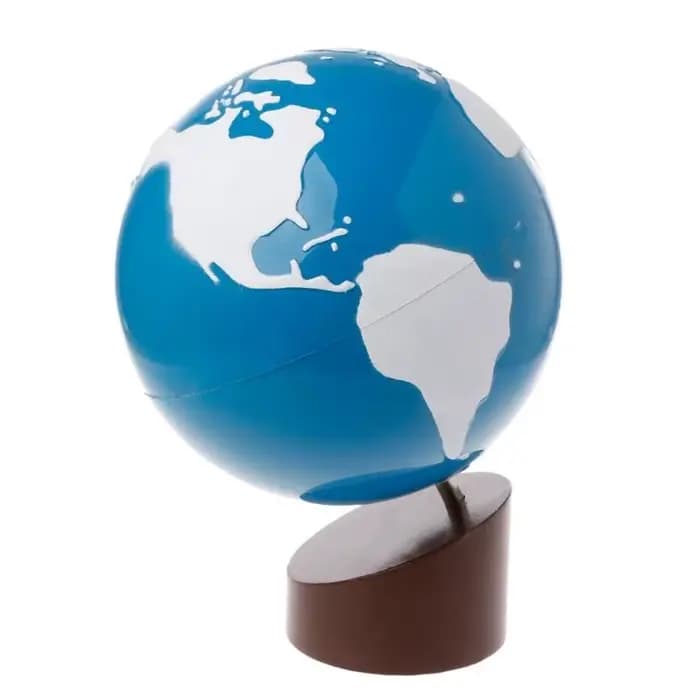Globe du monde pour enfants, matériel de géographie Montessori, jouet d'apprentissage précoce