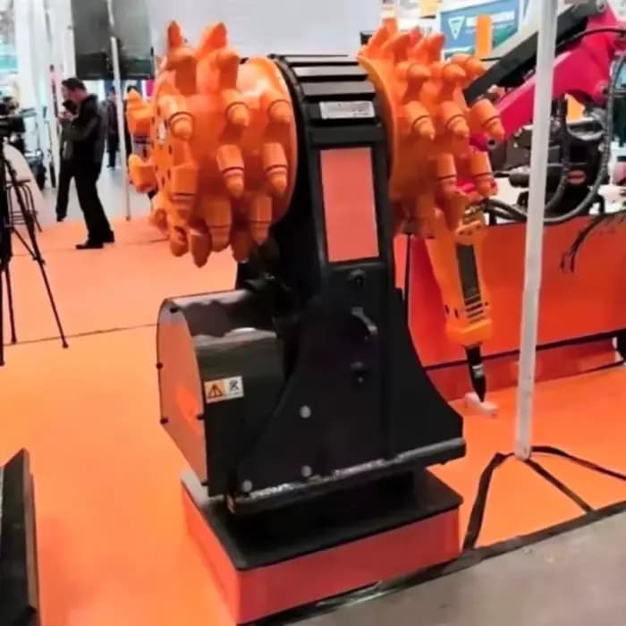 Fraiseuse de chantier à installation facile, fraise à tambour, homologation CE, puissante fraiseuse 