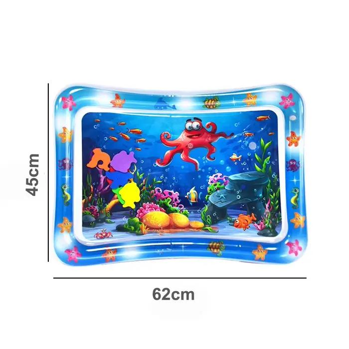 Tapis de jeu aquatique gonflable pour bébé, coussin en PVC pour le temps sur le ventre, tapis aquati