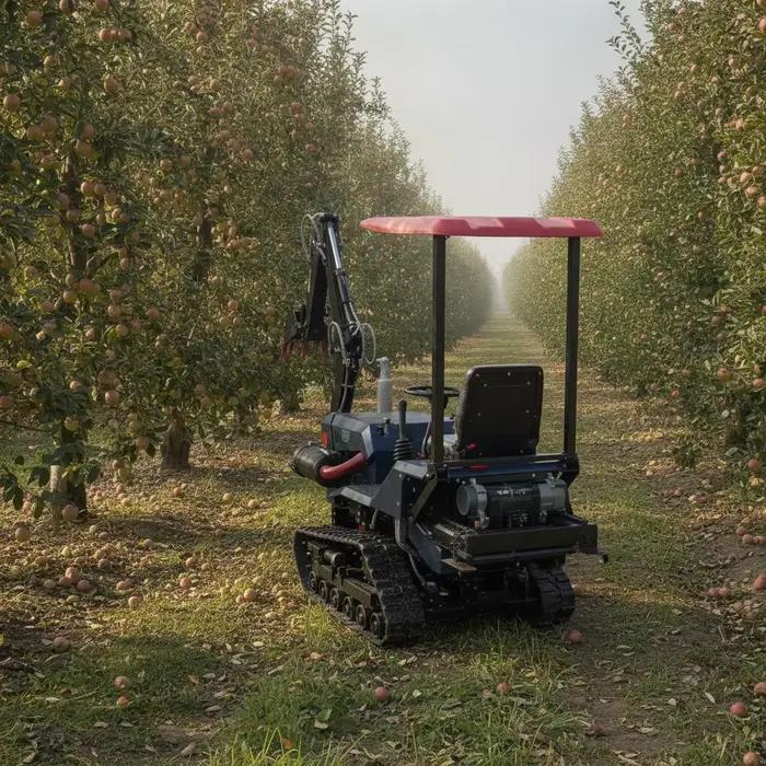 Tracteur à chenilles pour rizières en promotion, machine agricole fiable pour le travail agricole, l