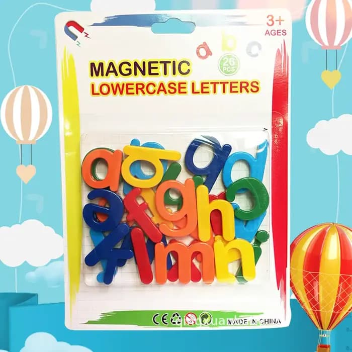 Autocollants magnétiques en plastique pour enfants, lettres de l'alphabet, pour réfrigérateur, appre