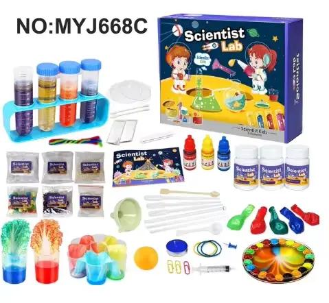 Laboratoire scientifique pour enfants, version anglaise, jouets Montessori, Kits d'expérimentation c