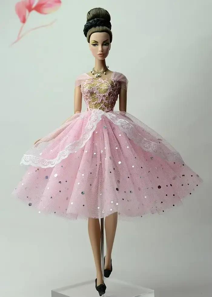 Robe de Ballet Faite à la Main pour Poupée, Vêtements Beurre de 11.5 Pouces et 30cm, Nombreux Cadeau
