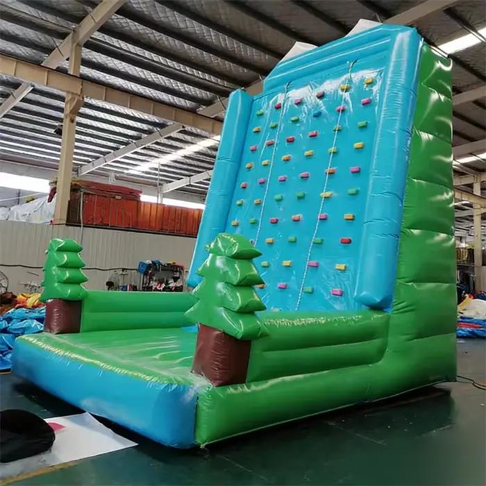 Château gonflable d'extérieur, jeux sportifs commerciaux, mur d'escalade gonflable pour enfants, gra
