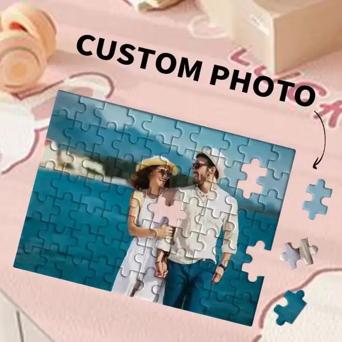 Puzzle personnalisé sur mesure avec votre propre image, puzzle en papier haute définition, souvenir 