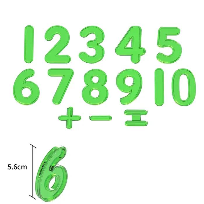 Jeu d'orthographe alfanumérique Transparent, jeu de mathématiques, arc-en-ciel, majuscules/plus fort