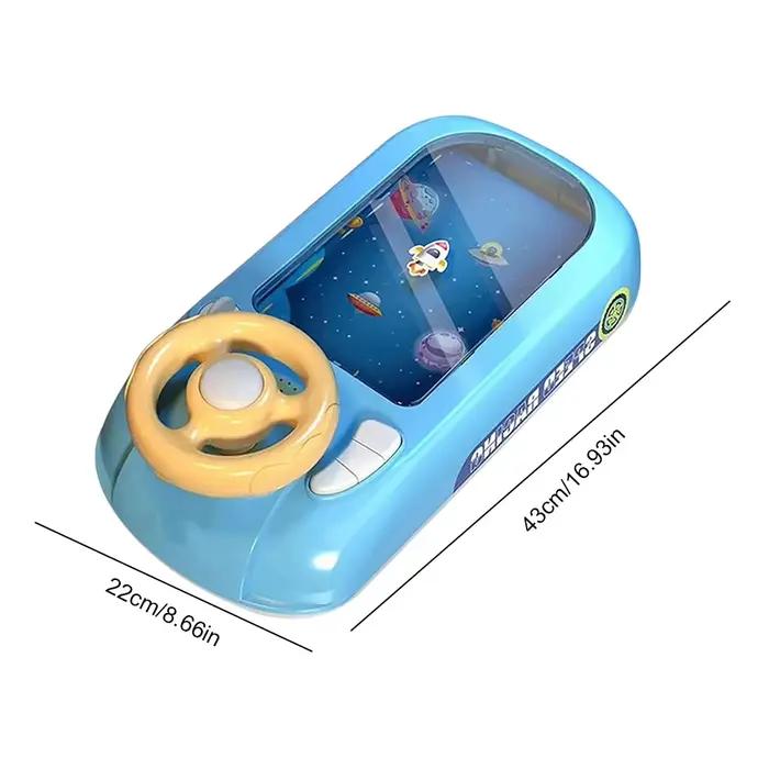 Nouveau jeu de course pour enfants volant jouet avec musique enfants simulateur de conduite voiture 