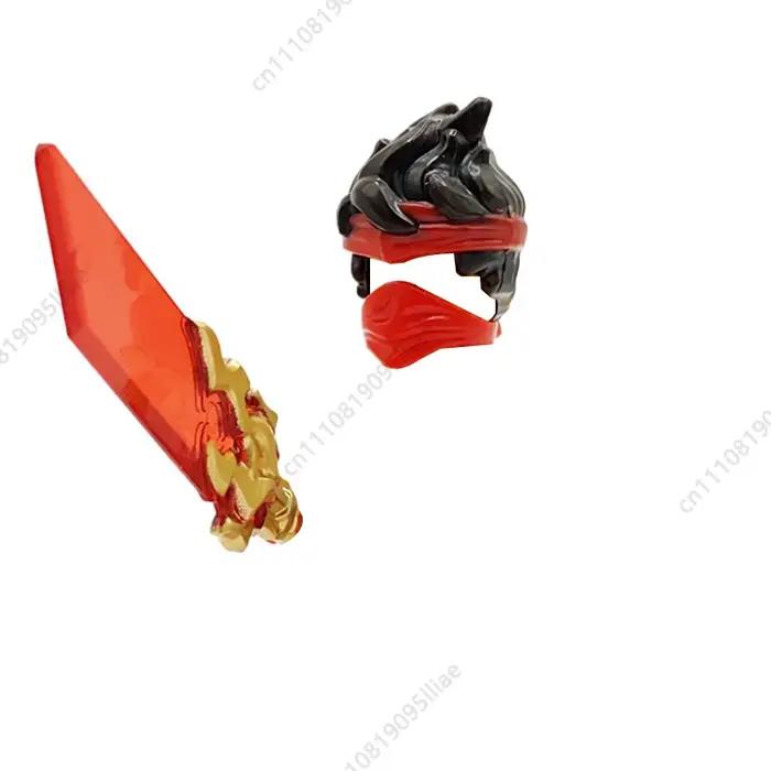Nouveaux jouets miniatures de dessins animés de dragons, accessoires de ninja, blocs de construction