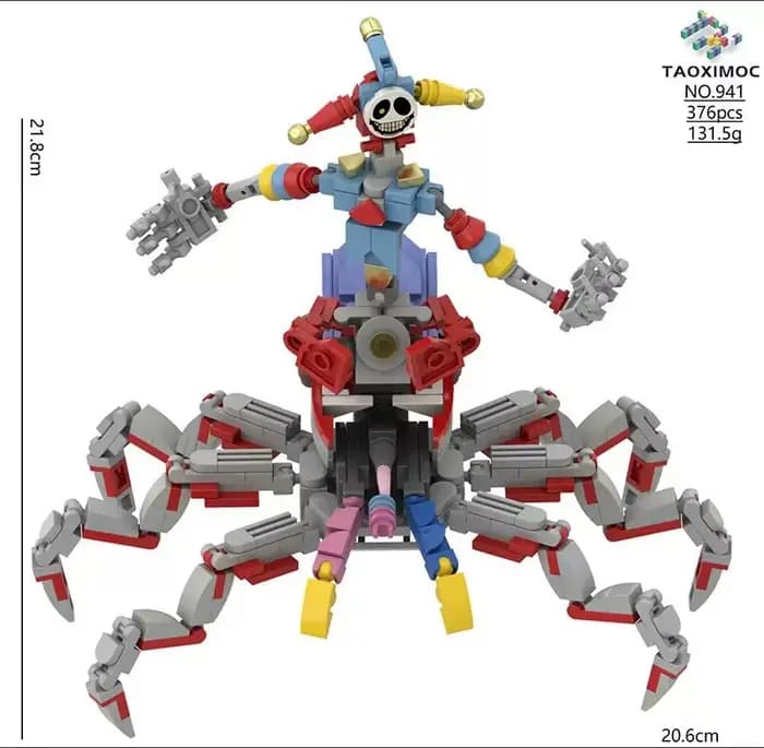 Moc Bobble Game Time 5 Joker Spidert Blocs de construction à assembler, figurine à petites particule