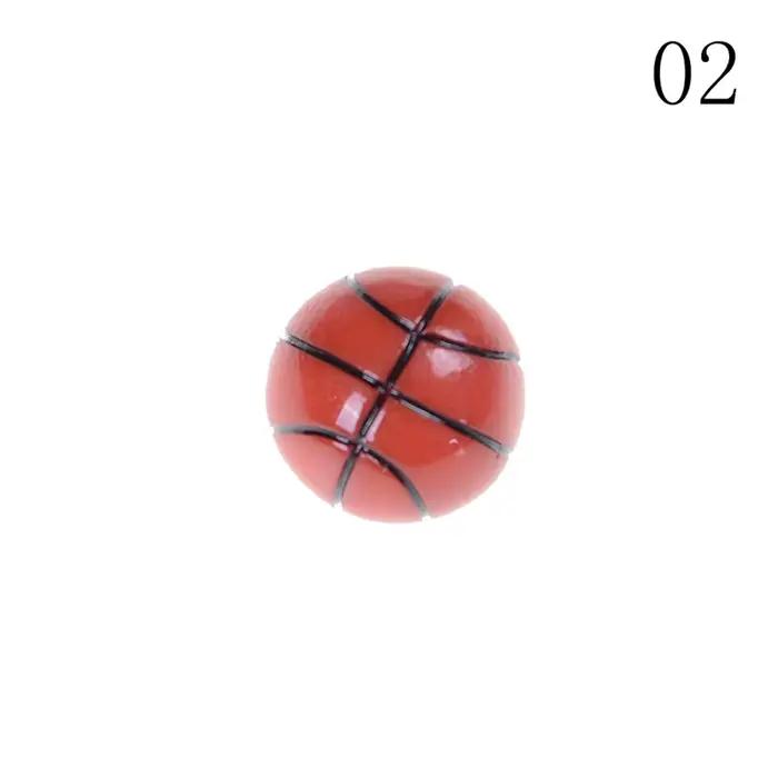 Maison de poupée 1:6/1:12 balles de sport miniatures, jouet décoratif de Football et de basket-ball
