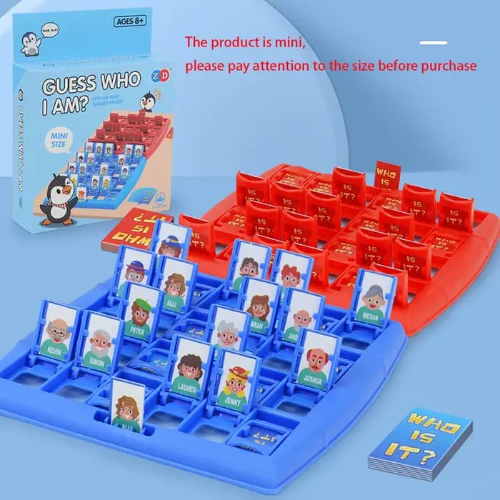 Jeu de société de devinettes Who Am I pour la famille, jouets classiques, entraînement de la mémoire