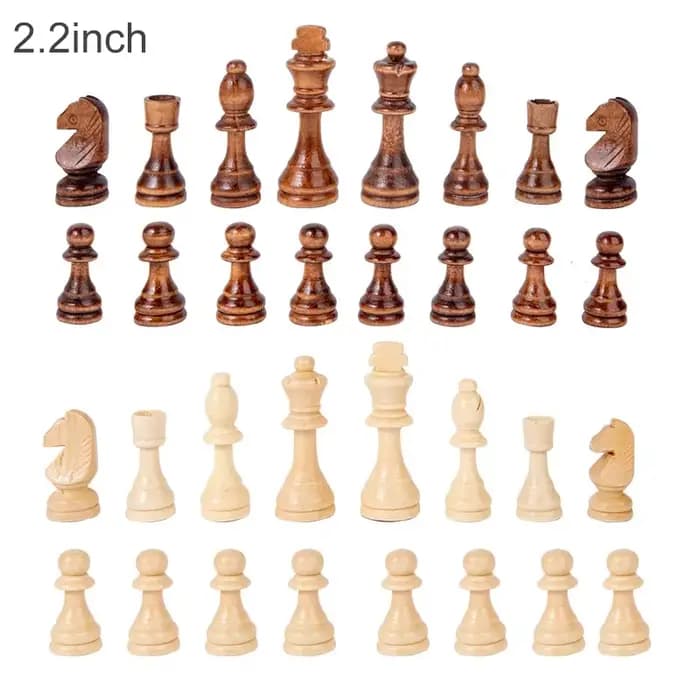2,2/3/3,5 pouces 32 pièces d'échecs, ensemble complet d'échecs internationaux, accessoires de divert