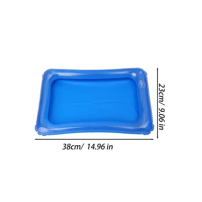 Plateau gonflable multifonctionnel 2/1 pièces pour sable de jeu, jeux aquatiques et de pêche, platea