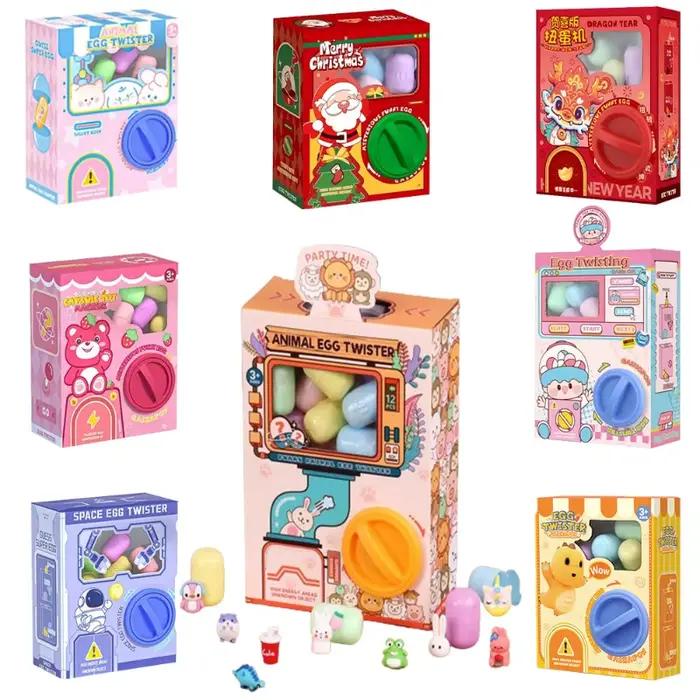 Machine à griffes pour enfants, Machine à torsion d'œufs amusante, jouets Capsule, cadeau Surprise, 