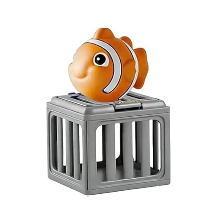 Jouets de plongée pour enfants avec boîte à poissons, animaux flottants, jeu de piscine aquatique po