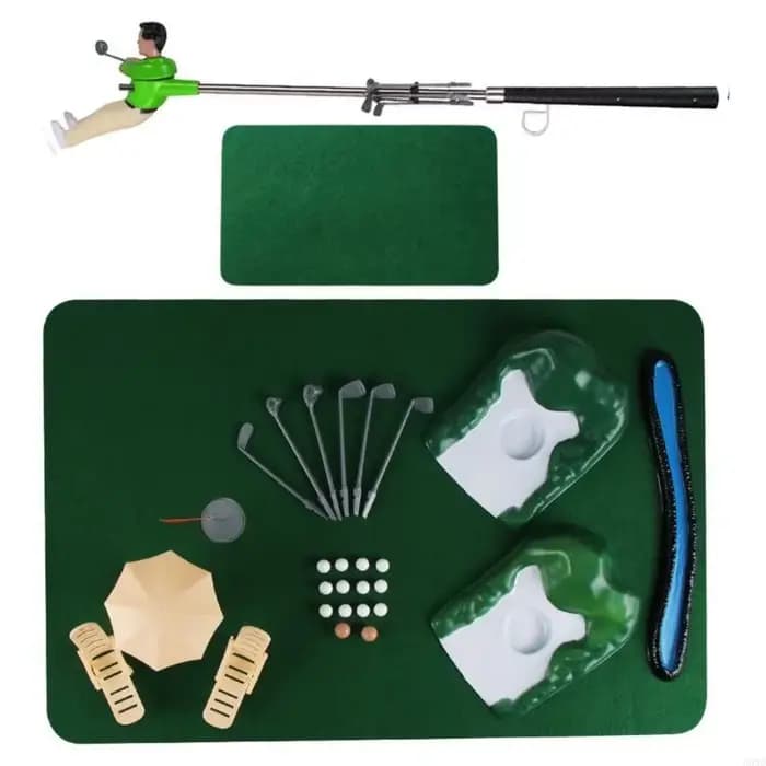 Minitype parcours Golf intérieur, cadeau pour enfants, jeu Golf amusant, ensemble d'accessoires Golf