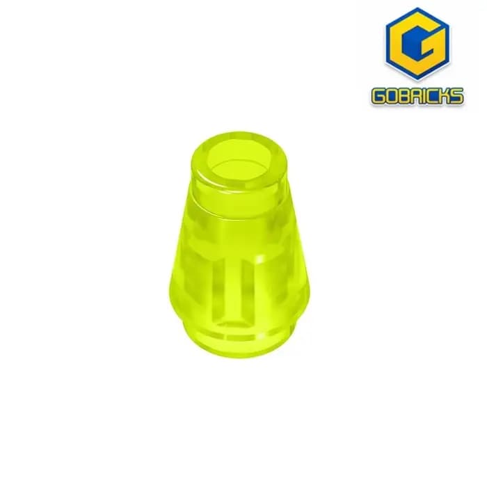 Gobricks GDS-606 cône de nez petit 1X1 compatible avec lego 4589 6188 59900 64288 blocs de construct