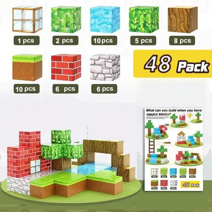 Blocs magnétiques pour enfants, jouets de construction, jeu de construction MagWonder avec des jouet