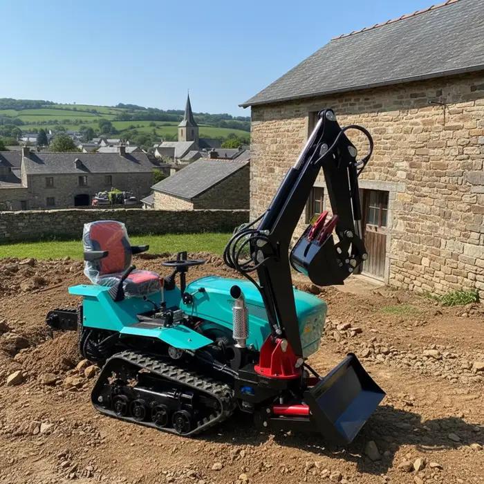 Nouveau tracteur chenillé 80 CV en promotion – Machine de construction hydraulique avec marteau et p