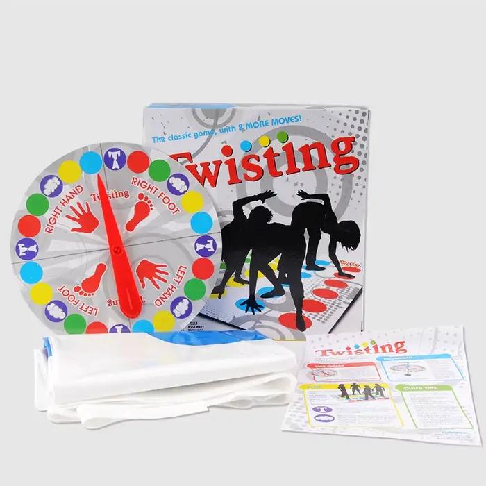 Twister Game-Polymère de jeu d'intérieur et d'extérieur, drôle, famille, entreprise, fête de vacance