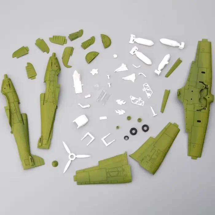 22 cm 4D bricolage jouets combattant assembler des blocs modèle de construction avion modèle militai