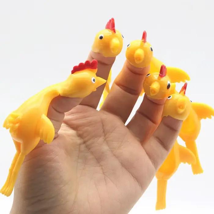 10/30 pièces catapulte lancement dinde fronde doigt catapulte poussin élastique doigt volant collant
