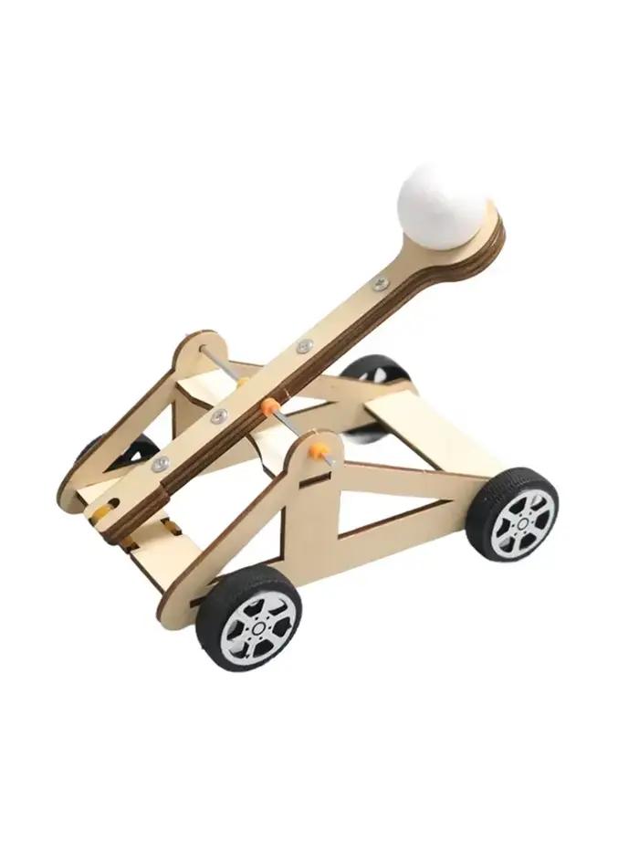 Kit d'expérimentation scientifique DIY : Jouet catapulte à construire soi-même, modèle éducatif, jou