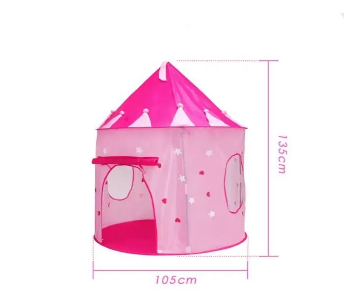 Tente pour enfants Portable pliable tente de jeu pliante maison de jeu pour bébé grandes filles prin
